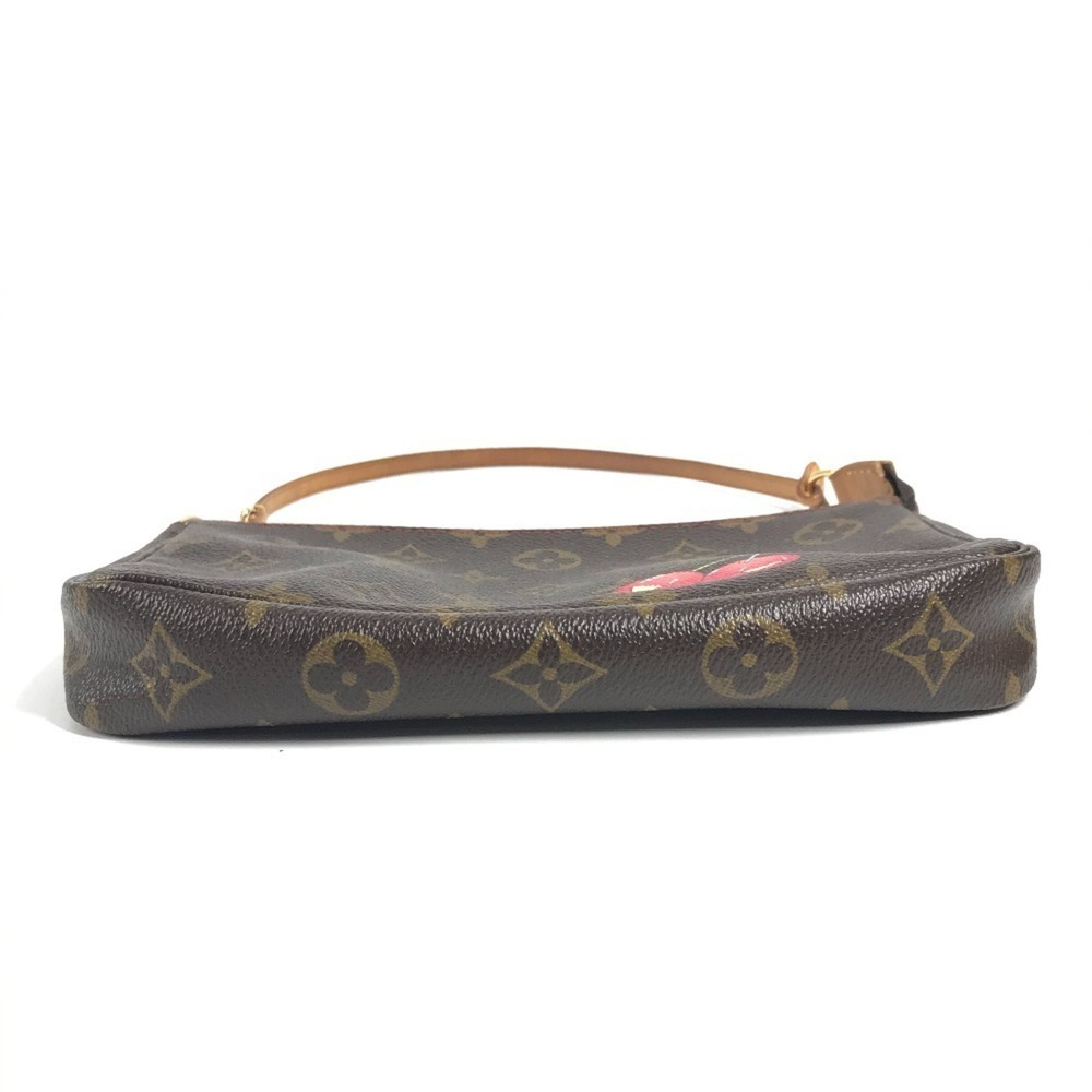 LOUIS VUITTON Brown Monogram Canvas Pochette Mini Bag - Picture 5 of 11